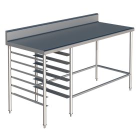 MESA A MURO CON ESPIGUERO